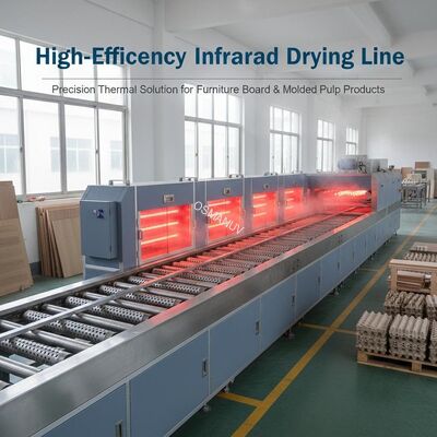 High-Efficiency Infrared Drying Line for Furniture Board & Molded Pulp Products - Precision Thermal Solution