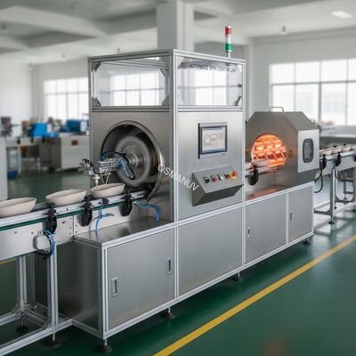 High-Precision Automatic Spin Coating Line for Uniform Pulp Molded Product Interior Coating