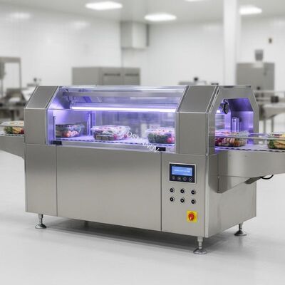 High-Intensity UV-C Tunnel Sterilizer for Transparent Food Packaging