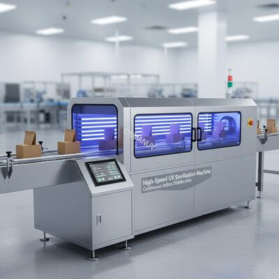 High-Speed UV Sterilization Machine for Food Packaging | Continuous Inline Disinfection