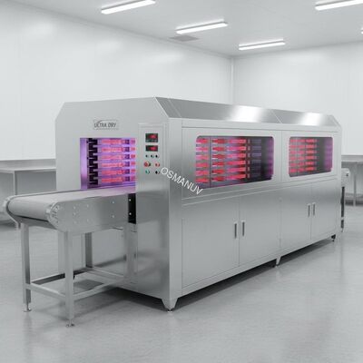Ultraviolet Rays Infrared Dryer Machine Ir Tunnel For Hospital / Food