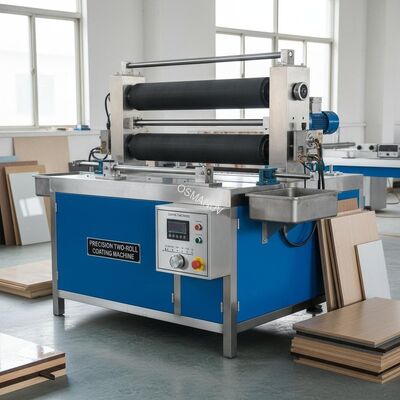 Precision Two-Roll Coating Machine for PVC, Furniture, and Metal Panels with Customizable Coating Thickness