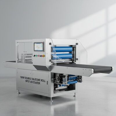 10KW Double Silicone Roll Spot UV Coater Machine