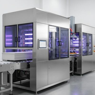 90deg Rotating Automatic UV Coating Machine For Cement Fiberboard