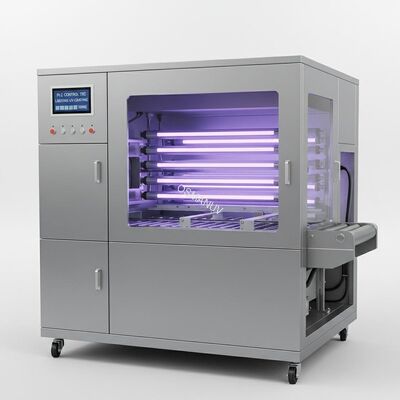 PLC Control Tec Lighting UV Coating Machine 380VAC