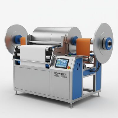 Height Press Rotary Heat Transfer Machine Roll To Roll Energy Saving