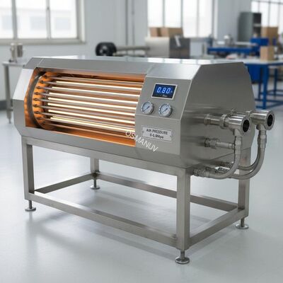 Horizontal Infrared Drier With Stainless Steel Construction Air Pressure 0-0.8Mpa