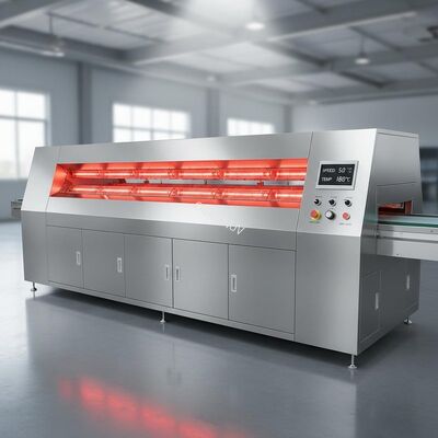 Fully Automatic Adjustable Speed Infrared Drying Machine Of 200 Effective Width