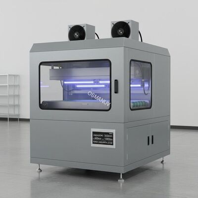 UV Curing Machine with 500mm*600mm*1000mm Dimensions and Consumption