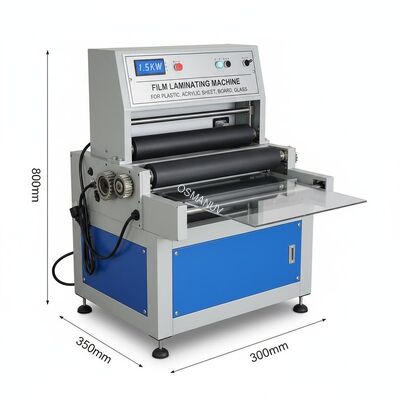1.5KW Film Laminating Machine 850mm Height 300mm Minimum Length For Plastic,Acrylic,Sheet,Board,Glass