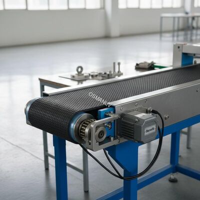 Conveyor Belt Machine with Automatic Rubber Belt and Servo Motor for Benefit