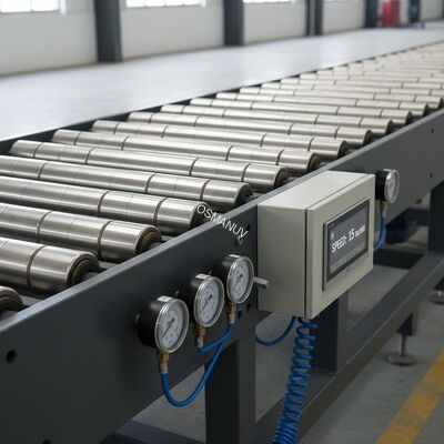 Industrial Heavy Duty Conveyor Rollers with 0-20m/min Speed and 0.4-0.6Mpa Air Pressure