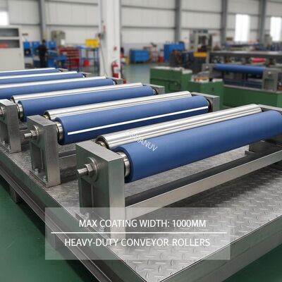 Max Coating Width of 1000mm Heavy Duty Conveyor Rollers for Coating Performance