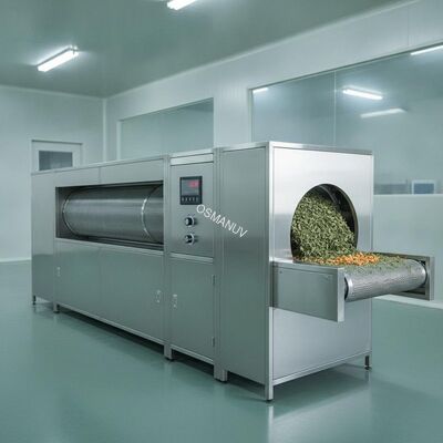 Continuous Tunnel Microwave Dryer for Bulk Foods & Herbs – Customizable Power (12-200kW) & Conveyor Speed