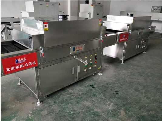 Efficient 10m/Min 2KW  Mesh Belt Uv Irradiation Machine Computer White For Food Box or Clothing or Board