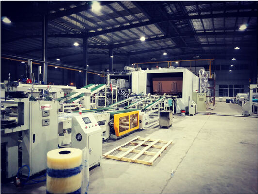 90deg Rotating Automatic UV Coating Machine For Cement Fiberboard