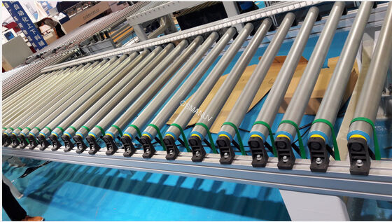 PLC Control Powered Conveyor Belt Machine 220V For Food Processing