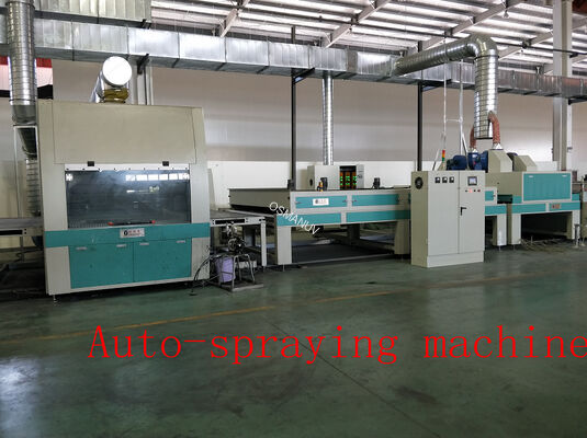 PLC / HMI Control Spray Coating System With 0-3m/Min Coating Speed