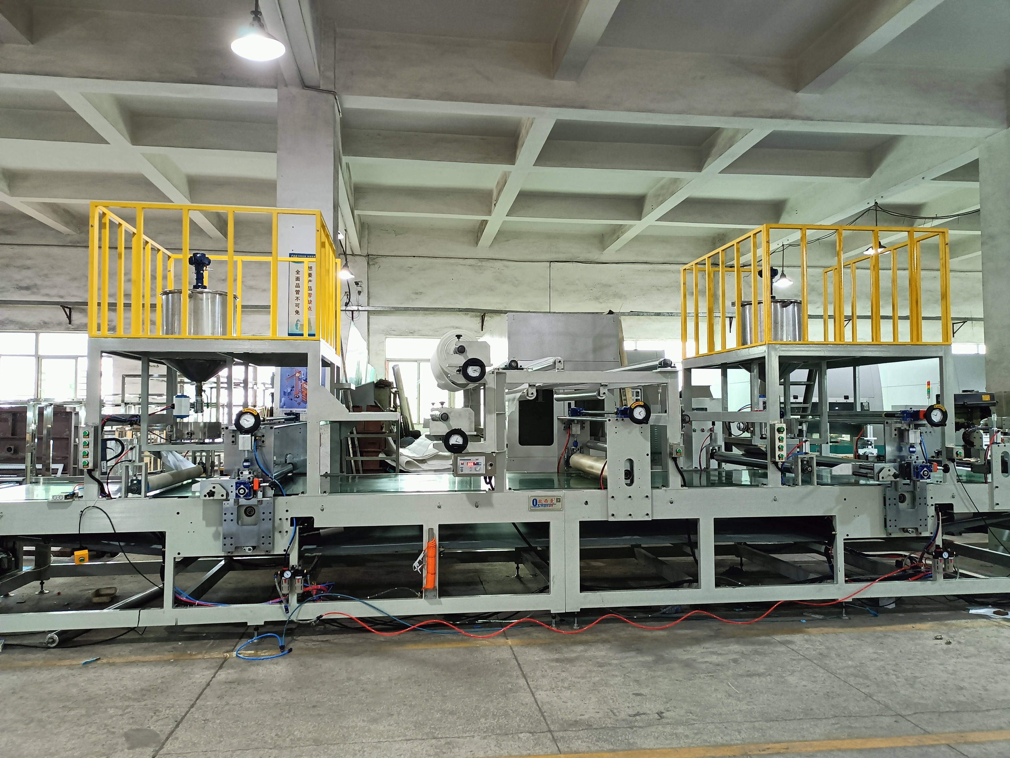 Surface Prepration Machine Fully Automatic Scraping Coating Machine for XPS Board Surface ...
