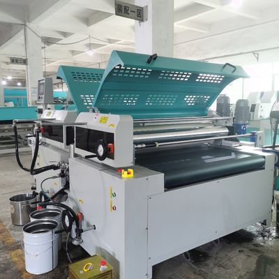 High Speed Two Rollers Coating Machine For Glass Board Door Wooden Acrylic