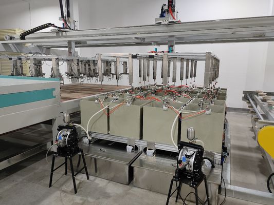 Rotary Coating Machine 24 Working Station For Food  Packaging Industry Vacuum Suction Cup