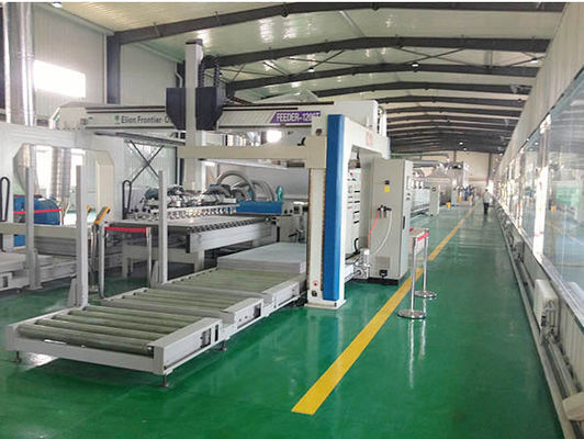 MDF Board 388kw Uv Light Curing Spray Coating Machine PLC Control Calcium Silicate Board