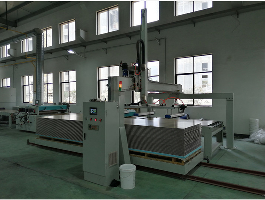 Mitsubishi PLC Control 4.5KW UV Coating Machine For Calcium Silicate Board