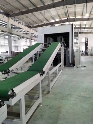 ISO9001 Certified Natural Gas Heating UV Floor Coating Machine 0.1 - 1m/min