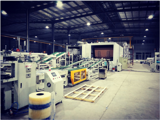 90deg Rotating Automatic UV Coating Machine For Cement Fiberboard