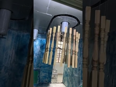 Hanging spraying line